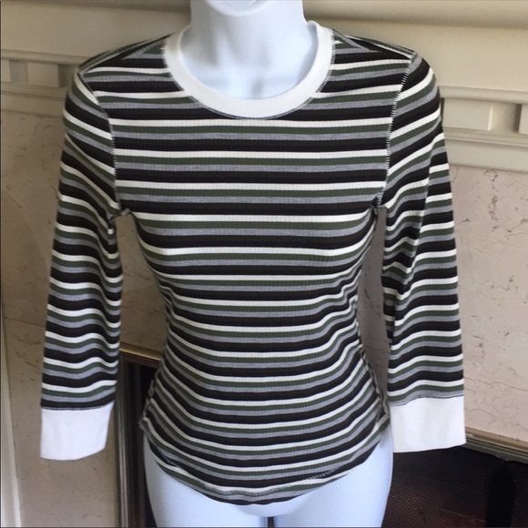 NEW Free People Good on You Army 3/4 Sleeve Tee - Picture 6 of 8